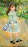 Pierre-Auguste Renoir Girl With a Hoop,